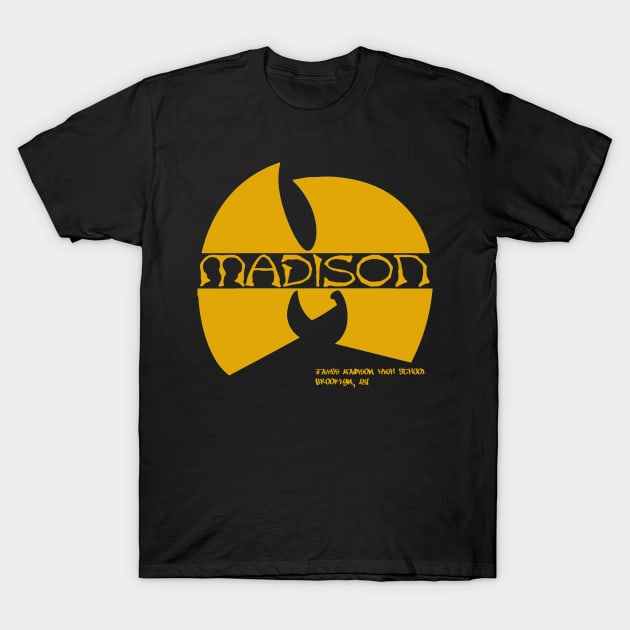 James Madison High School Brooklyn New York logo T-Shirt by jamesmadisonhighschool